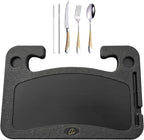 Steering Wheel Desk Tray | 16.5" Portable Car Laptop Table | Multi-Use Work Surface for Eating Writing | Vehicle Travel Workstation | Fits Most Cars Trucks SUVs