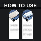 Headlight Restoration Kit, Headlight Refurbishment Spray, Car Headlamp Protective Agent, Headlamp Coating Polishing Kit for C