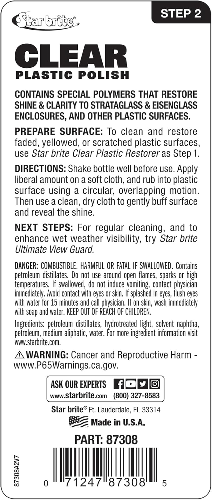 Star Brite Clear Plastic Restorer