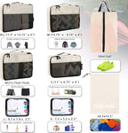 BAGAIL 8 Set/9 Set Packing Cubes Luggage Packing Organizer for Travel, Suitcase Packing Bags for Travel Accessories