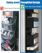 Over Door Organizer, 6 Shelf Camper Storage for RV Bathroom, Behind The Door Storage, Hanging Organizers for Toy Diaper Bedro
