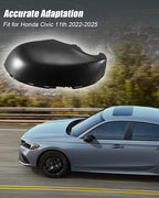 Lower Rearview Mirror Cover Fit for Honda Civic 11th 2022 2023 2024 2025 without Turn Signal, Left Driver Side Mirror Bottom Cover Cap Replace 76255-T20-A01