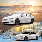KMF 8pcs Thicken Sun Shades for Tesla Model S 2012-2025(Not for Plaid or Long Range) Accessories,Windshield Sunshade Car Window Covers for Side Rear, UV Block and Blackout Privacy for Car Camping