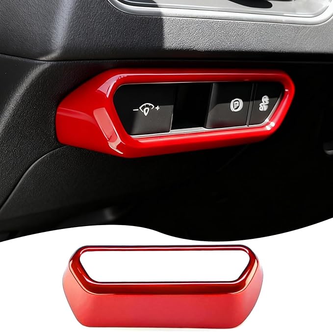 Front Lamp Adjustment Cover,for Kia k4 2024 2025 2026,Stylish Automobile Front Lamp Adjusting Trim Accessories - Wine Red
