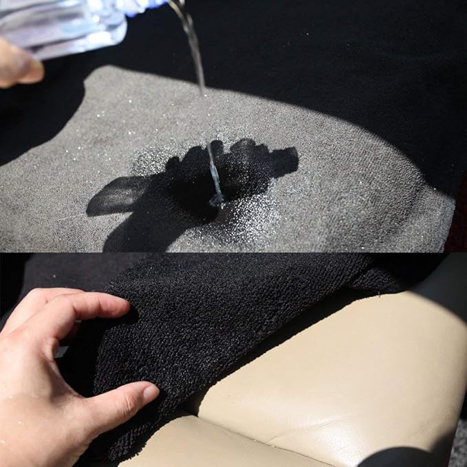 Waterproof Sweating Car Seat Cover for Post Gym Workout, Running, Swimming, Beach and Hiking, Universal Fit Non-Slip Towel Bu