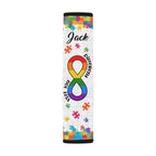 Different Not Less Autism Awareness Seat Belt Cover for Kid Family Special Need Autistic Medical Alert Car Cushion Cover Support Autism Gift Personalized Name 30