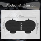 Car Back Seat Cover,Non-Slip & Breathable Bench Seat Cover with Side Pockets for Car Storage & Protecting Interiors,Universal
