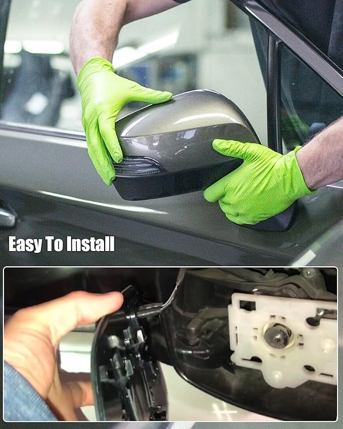 Right Passenger Side Mirror Glass Fit for Honda CR-V 2023 2024 2025 EX-L Touring Hybrid-Sport-Touring Hybrid-Touring (Only for Models with BSD), with Heating & Blind Spot Detection Function