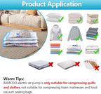 Electric Air Pump for Vacuum Storage Bag, Vacuum Seal Bags for Clothing Pump for Compression, Portable Vacpack Air Pump for V