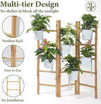 Bamboo Blanket Ladder for Living Room, Towel Clothes Quilt Plant Decorative Farmhouse Wall Leaning Display Ladder Shelf for B