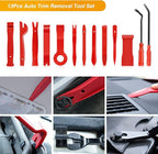 GOOACC Nylon Bumper Fastener Rivet Clips Car Clip Panel Audio Video Dashboard Dismantle Kits Installer Removal Tool (13PCS Tr