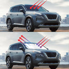 Windshield Sun Shade for Rogue 3rd Gen 2021 2022 2023 2024 (Not for Rogue Sport), Foldable Window Sunshade Sun Visor Protector, Front Windshield Sunshade Sun Shield Blocks UV Rays Heat
