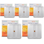5 Packs 500 Gram Desiccant Canisters, Indicating & Rechargeable Gun Safe Dehumidifier, Portable Desiccant Canister, Silica
