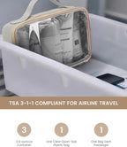 LOVEVOOK Large Travel Backpack for Women, 40L TSA Approved Backpack with 3 Packing Cubes, Personal Item Bag Fits 17" Laptop, 