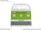 BRISA VW Collection - Volkswagen Polycarbonate Ice Scraper Windshield Scraper Snow Remover Winter Car Accessory in T2 Bus Design (Front/Green)