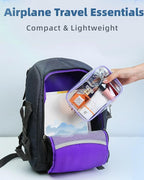 2 Packing Cubes 1 Quart Size Travel Bag TSA Approved Toiletry Bag Clear Small Purse Pouch International Long Flight Must Have