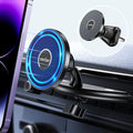 CD Slot Phone Mount, Compatible with MagSafe CD Car Mount for iPhone 16 15 14 13 12 Pro Max Plus Mini and All Phones, [Anti-Slip & Anti-Shake] Upgraded Military-Grade CD Slot Phone Holder