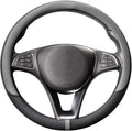 COFIT Breathable Car Steering Wheel Cover 15 inch Auto Universal Leather Wrap Non-Slip Steeringwheel Protector Automotive Int