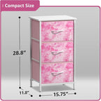 Sorbus Nightstand Storage Organizer Chest with 3 Drawers - Kids Girls, Boys Bedroom Furniture Chest for Clothes, Closet Organ
