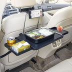 Car Steering Wheel Desk Compatible with Ford F150 F250 F350 F-150 F-250 F-350, Foldable Back Seat Tray Table, Car Steering Wheel Tray for Laptop Eating Writing, Travel Car Accessories,C