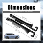 2PCS 2026 New Car Seat Gap Filler Organizer,in Between Car Seat Catcher with Phone Holder & Sunglass Holder & Cars Hook,Universal Cars Gap Seats Filler to Avoid Items Falling