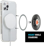 Nite Ize Steelie Orbiter Plus Magnetic Socket and Metal Ring - Car Dashboard with Magnetic Mount - Sturdy Dashboard Mount for Cell Phone - Black