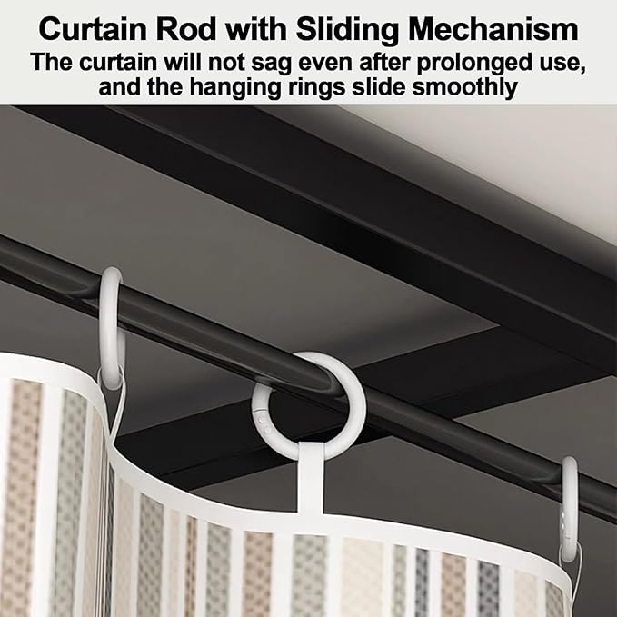 Foldable Portable Wardrobe Closet with Cover, Metal Garment Rack, Clothing Rack for Hanging Clothes, One-Piece Folding Base, 