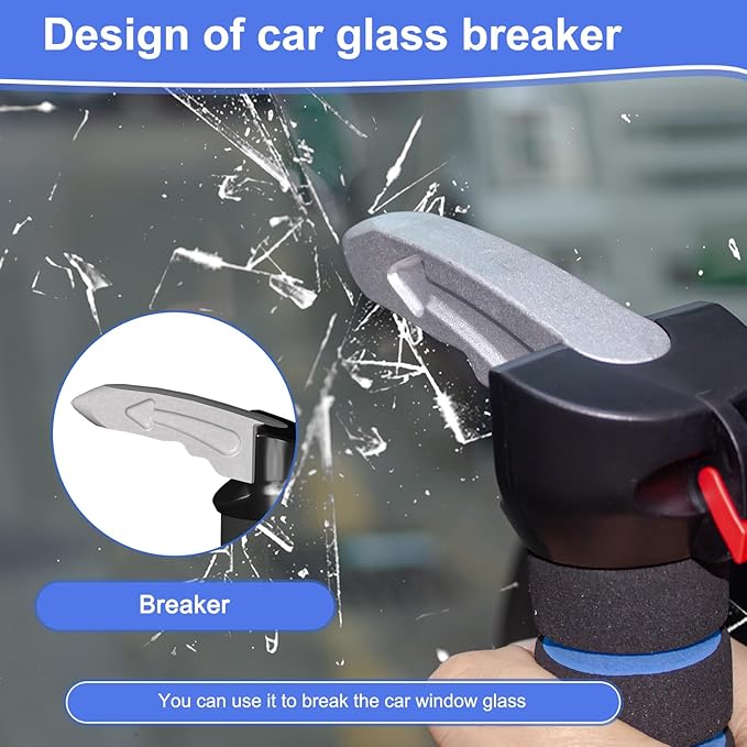 2 Packs 3 in 1 Car Handle Assist,Car Door Handle for Elderly,Support Handle Multifunction Door Latch for Seniors and Handicap