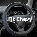 West Llama Customized Auto Car Steering Wheel Cover for Chevy Silverado,Tahoe,Equinox,Traverse,Trailblazer,Colorado (Diamond 