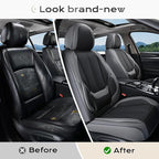 Coverado Seat Covers, Car Seat Covers Front Seats, Car Seat Cover, Car Seat Protector Waterproof, Car Seat Cushion Nappa Leat