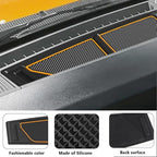 Auovo Dash Cover Tray Compatible with Ford Bronco Accessories 2021 2022 2023 2024 2025 2026 Bronco Silicone Dashboard Mat fit