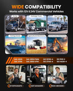 ANCEL HD431 Heavy Duty Truck Scanner, DPF Regen & Forced Reset for Paccar & Detroit Engines, Full System Diagnostics Diesel