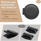 2 Pack Stronger Magnetic Belt Clip, Shoulder Strap Positioners, Relieves Neck & Shoulder Pressure, Enhances Traveling Safety & Comfort