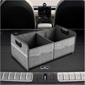 Car Trunk Organizer, Waterproof Large Capacity 600D Oxford Fabric Auto Trunk Storage Container with Pockets,