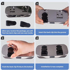 Evankin Universal Car Accessories Car Sun Visor Glasses Holder,Car Sun Visor Organizer Sunglasses Holder Clip On Sun Visor Secure Clip for Sunglasses