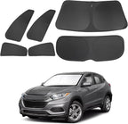 TINGLU Window Shades for Honda HR-V 2016-2022 Accessories Car Side Full Windows Rear Triangular Windshield Sun Shade Sun UV Rays & Privacy Protection for Camping 6PCS