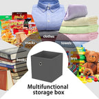 13 inch Record cube storage bins,collapsible fabric storage cubes Decorative storage basket,apply to clothes organizer box,sh