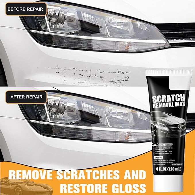 2Pcs Scratch Removal Wax,Scratch Removal Wax for Vehicles,Car Scratch Remover,Scratch Repair for Vehicles,Universal Polishing Compound for Deep Scratches