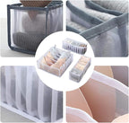 Underwear Organizer, 3 Set Foldable Bra Underwear Organizer Drawer Divider Storage Organizer for Underwear, Socks, Ties, Bras