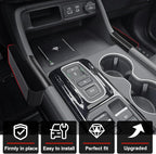 Muslogy for 2026 2025 2024 2023 Pilot Center Console Shifter Storage Box ABS Material Console Side Organizer Left & Right Set Compatible with Honda Pilot 2023-2026