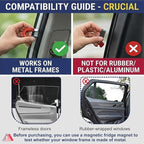XCBYT Car Window Shades for Side Windows, 4 Pack Universal Sun Shades with Reflective Silver & Black Privacy Layer, UV Heat Blocker Car Curtains for Camping, Travel & Privacy (Silver)