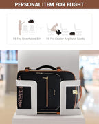 LOVEVOOK Travel Backpack for Women & Men 50L,Airline Approved Carry On Backpack Travel Essentials,TSA Carry on Luggage,Waterp