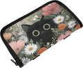 Car Tissue Holder Car Visor Organizer Tissue Box Holder for Car Sun Visor Organizer with Car Vehicle Accessories Essentials Interior for Women Men Black Cat Poppy Daisy