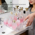 Acrylic 5Tier Display Stand Cosmetic Nail Polish Perfume Skincare Transparent Makeup Organizer Stand Women Gift Clear Case Sh