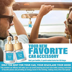 HoogaLife Car Air Freshener Diffuser 2 Pack Hanging Air Freshener - New Car Fragrance Oil Air Diffuser for Automobile, 45+ Da