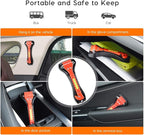 Car Safety Hammer 4 Pack, Window Glass Breaker and Seat Belt Cutter, 2-in-1 Emergency Auto Car Escape Tool, Life Rescue Tools