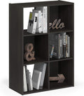 Furinno Pelli Cubic Storage Cabinet, 3x2, Espresso
