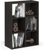 Furinno Pelli Cubic Storage Cabinet, 3x2, Espresso