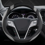 West Llama Customized Auto Car Steering Wheel Cover for Hyundai,Tucson,Sonata,Elantra,Santa Fe,Genesis,Sonata Hybrid,Azera,Ve