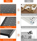 TORACK 6 PCS 12x16 in Metal Boards for Garage, Workbench, Tool Organizer Pegboard with 1/8" & 1/4" Holes, Modular Wall-Mounte